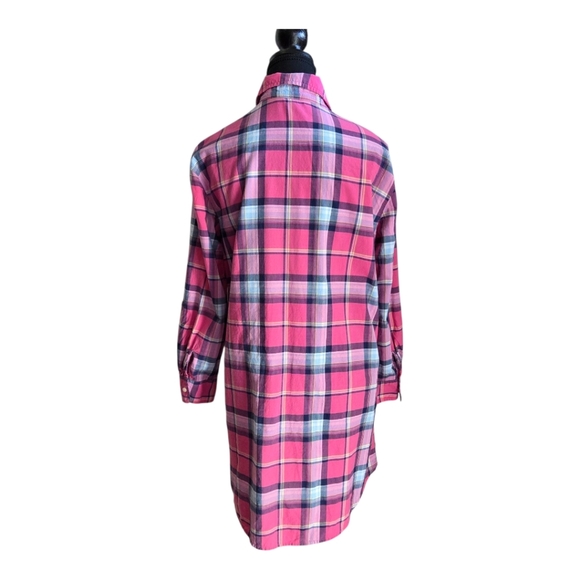 Ralph Lauren Pink Plaid Button Down Shirt Wirh Monogrammed Pocket Size Small - Picture 4 of 7